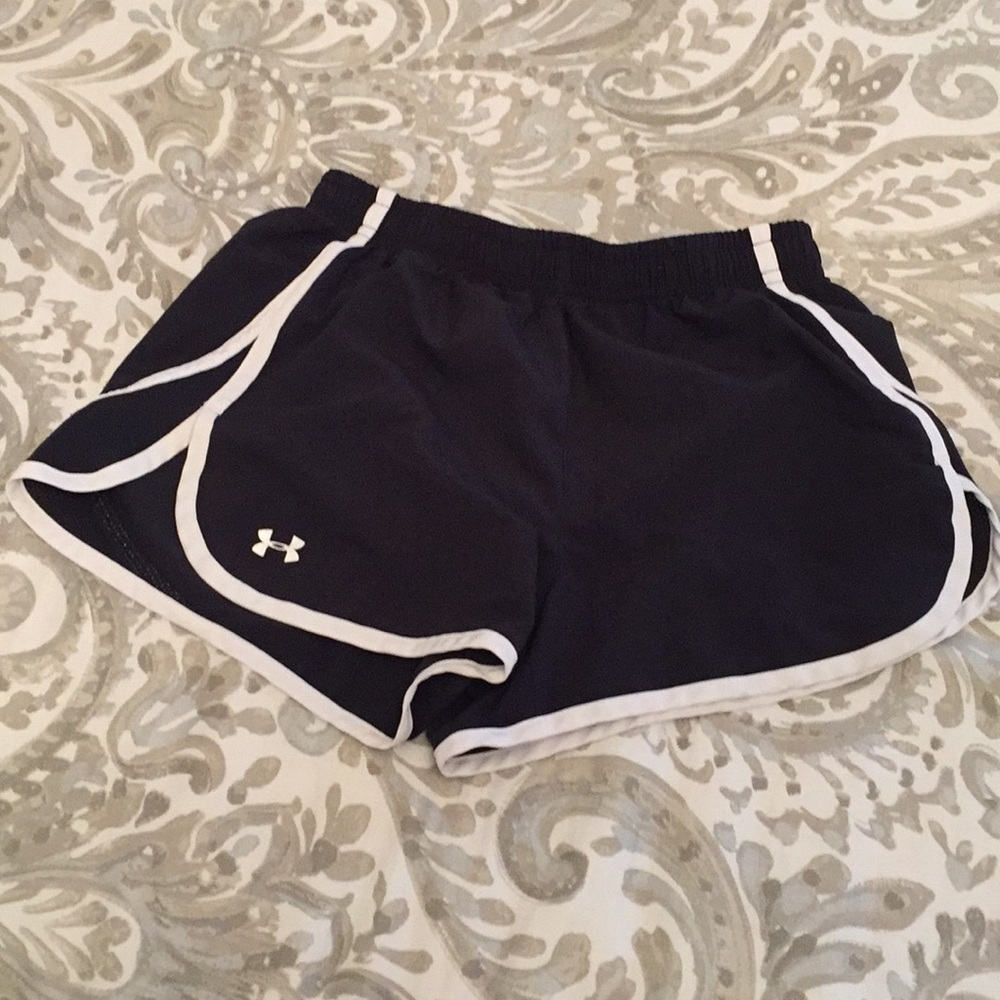 Black athletic shorts
